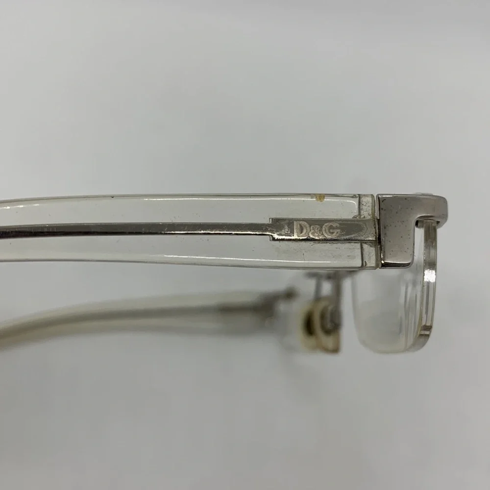 Dolce & Gabbana Glasses Clear Silver Made in Italy 4128 H66 51 16 135 Office